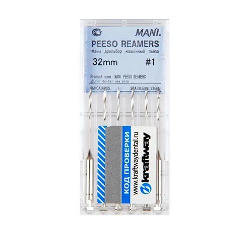 Mani Peeso Reamers 32 мм № 1 (6 шт.)