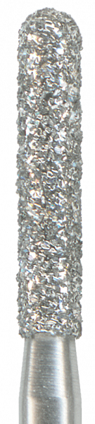 NTI 881-016M-HP - алмазный бор для ПН, цилиндр, круглый конец