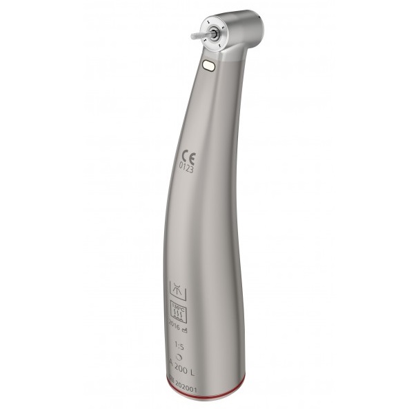Sirona T2 Line A200L - наконечник угловой 1:5, 4х спрей, подсветка, для турбинных (FG) боров
