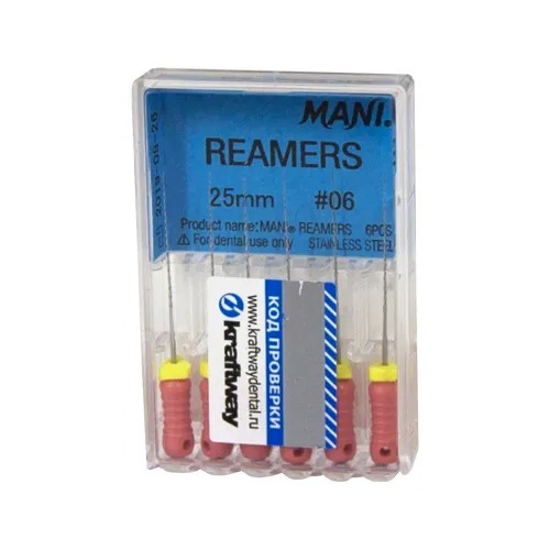 Mani Reamers 25 мм № 06 (6 шт.)