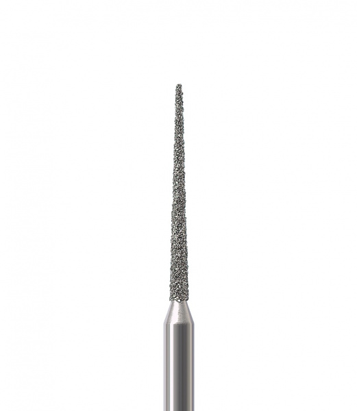 NTI 859CL-010M-FG - алмазный бор для ТН, конус остроконечный, длинный