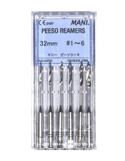 Mani Peeso Reamers 32 мм № 2 (6 шт.)