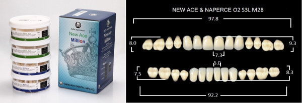 Yamahachi New Ace / Million 20 полных гарнитуров в бобине -  A2 O2/S3L/M28
