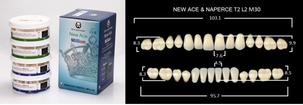 Yamahachi New Ace / Million 20 полных гарнитуров в бобине -  A2 T2/L2/M30 