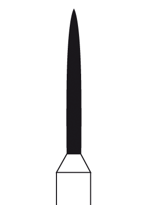 NTI 863-010M-HP - алмазный бор для ПН, пламя