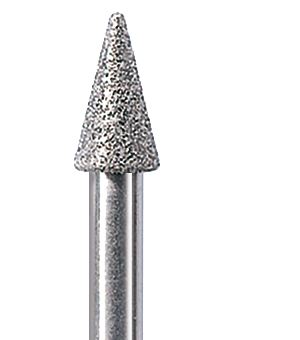 NTI 852-037M-HP - алмазный бор для ПН, конус остроконечный