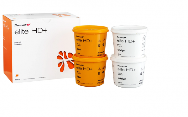 Zhermack elite HD+ база Putty Soft Normal Setting (4 * 450 мл)