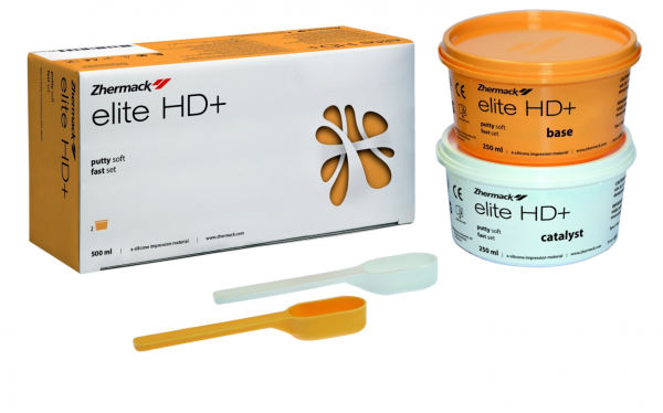 Zhermack elite HD+ база Putty Soft Fast Setting (2 * 250 мл)