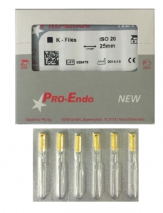 VDW Pro-Endo K-Files 25 мм № 35 (6 шт.)