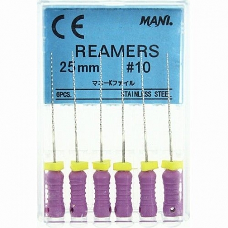 Mani Reamers 25 мм асс. № 15-40 (6 шт.)