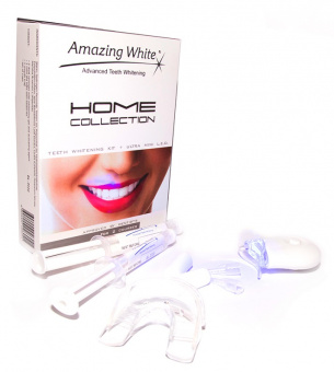 Amazing White Home Collection Plus (New) набор с мини LED-лампой и каппами для домашнего отбеливания