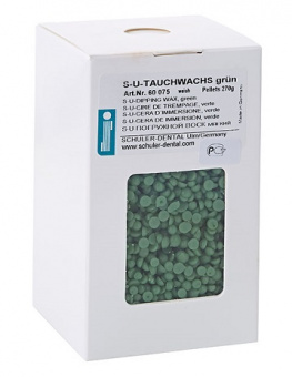 Schuler-Dental S-U Погружной воск в гранулах, зеленый, мягкий (270 г)