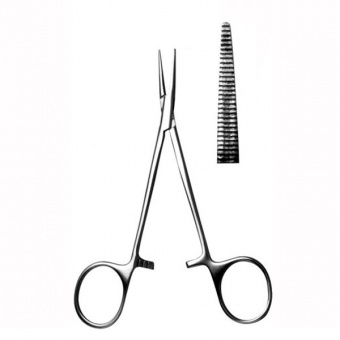Surgicon Зажим Halsted Masquito прямой 12,5 см